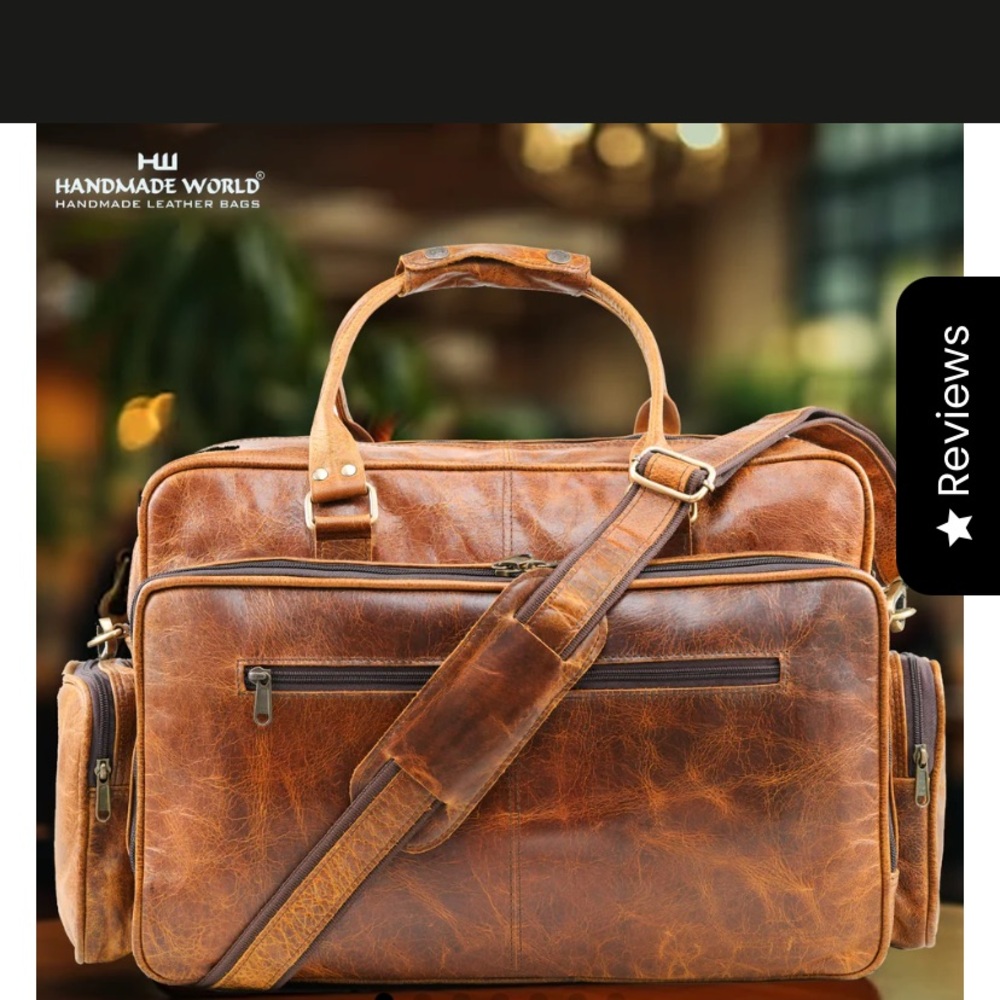 Handmade Leather Briefcase for Men